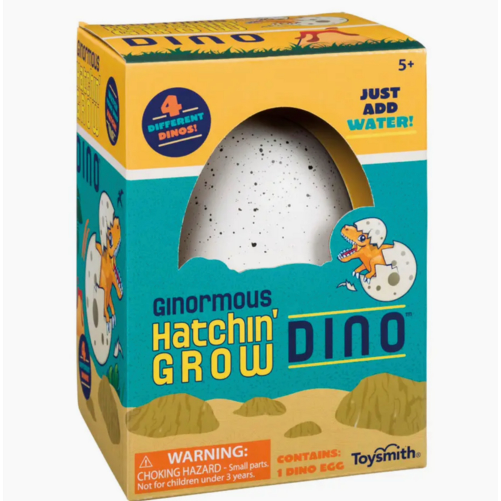 Toysmith Ginormous Hatchin' Grow Dino Egg