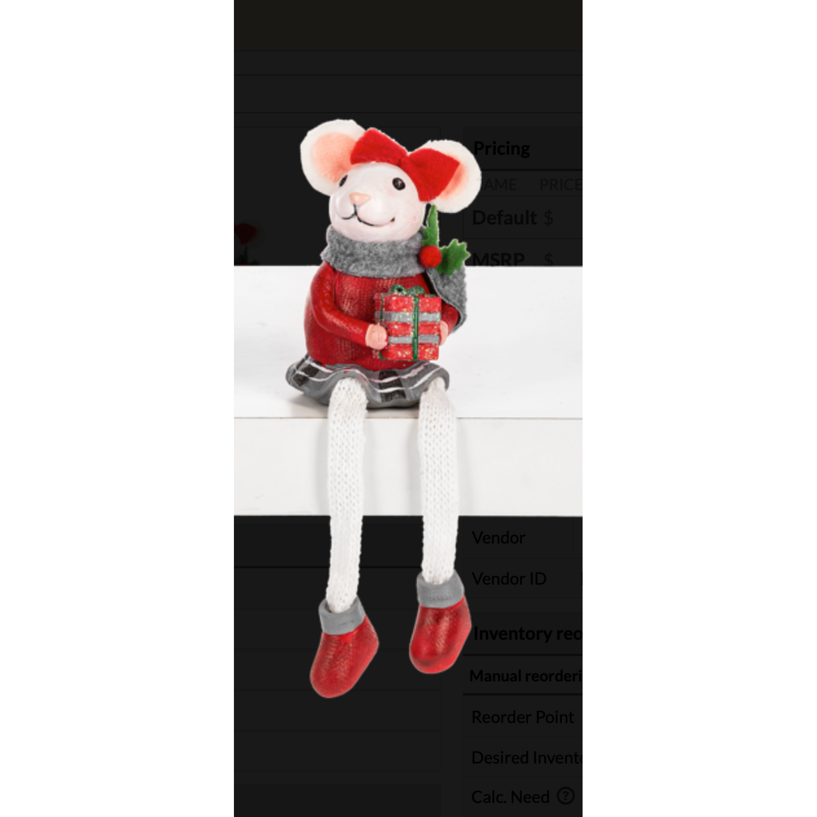 Santa's Little Helper Shelf Sitter -Boy
