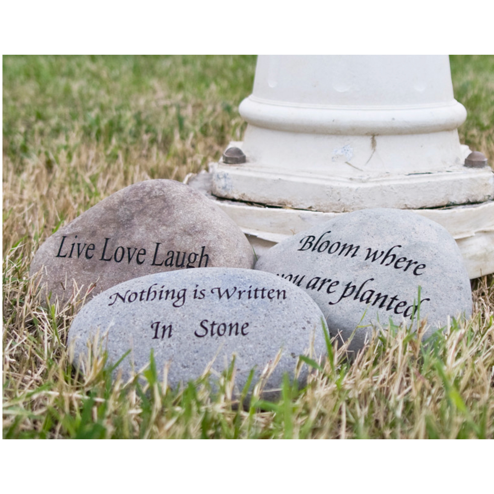 Garden Age Supply Engraved Stone-Life is not measured by the number of breaths we take, but by the number of moments that take our breath away.