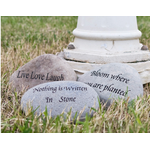 Garden Age Supply Engraved Stone-I love you to the Moon and Back!