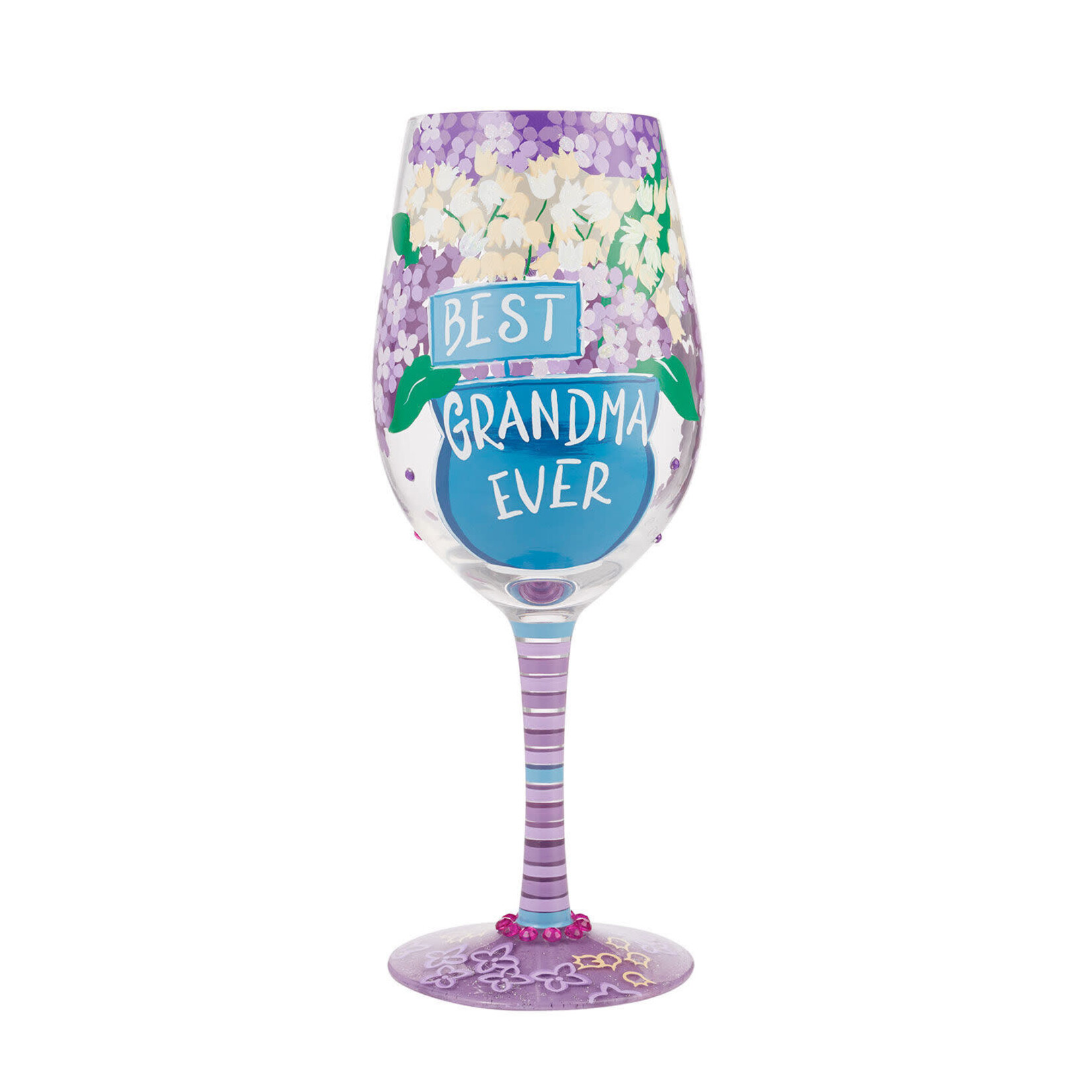 Lolita Best Grandma Ever Wine Glass by Lolita