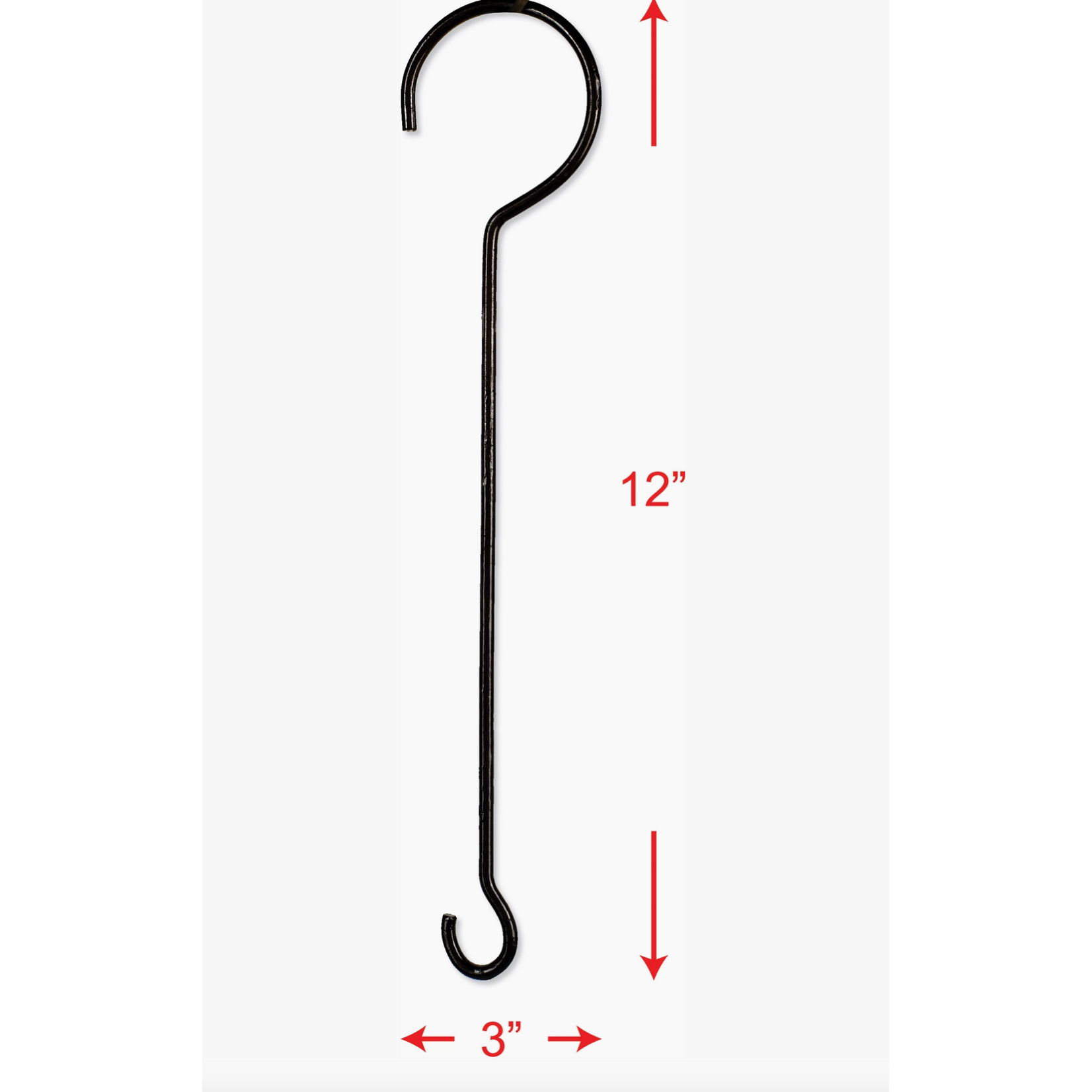 12" Hook-Rustic