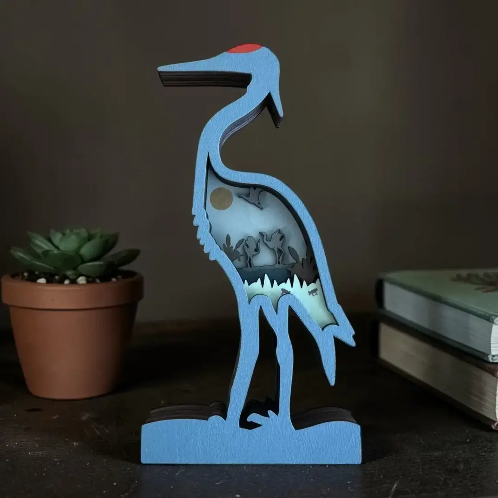 Crane Shelf Sitter - Mystic CT