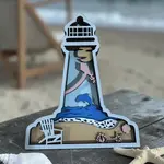 Lighthouse Shelf Sitter - Mystic CT