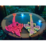 3D Printed Articulated Wolf Dragon Toy - Faewolf 8"