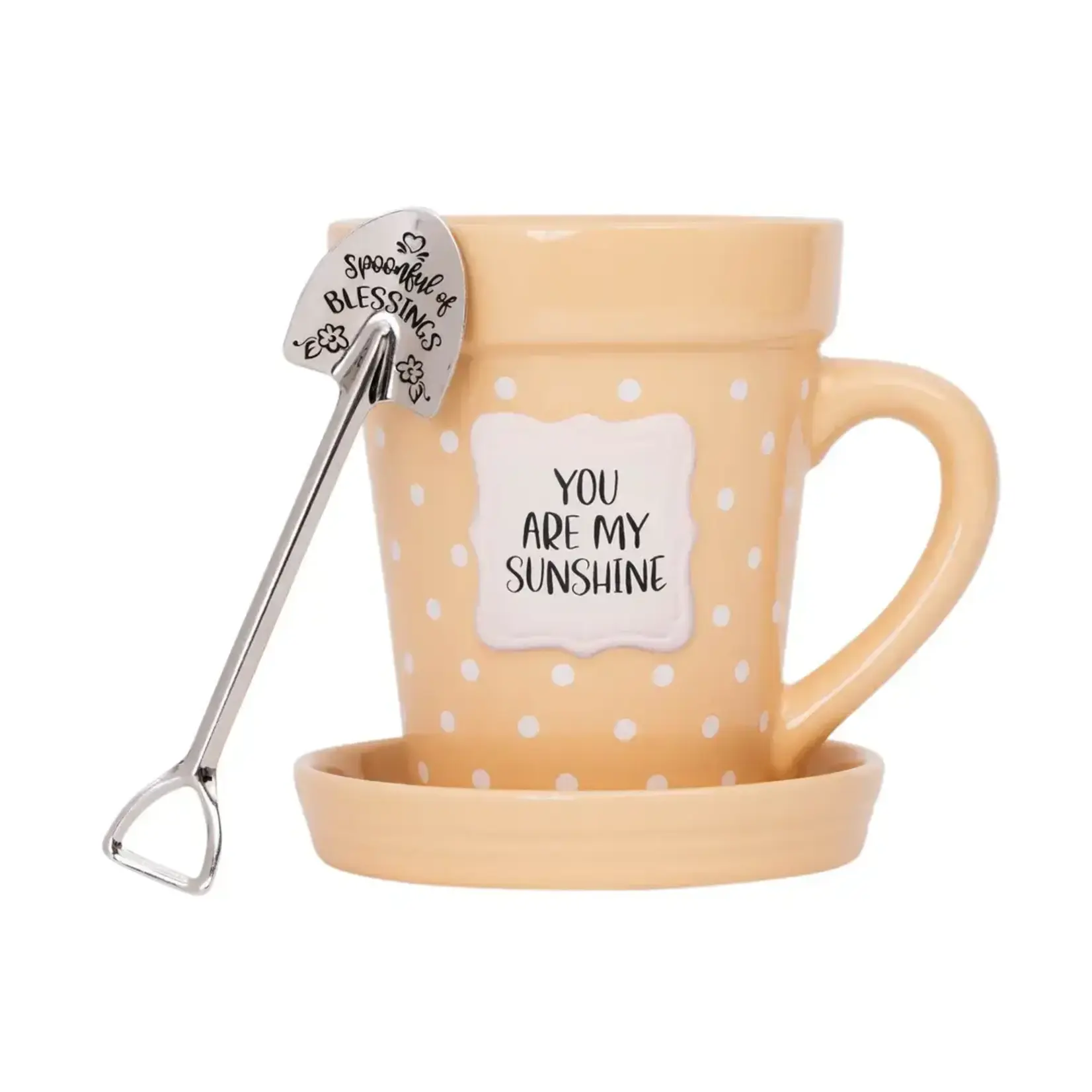 Flower Pot Mug:  You Are My Sunshine