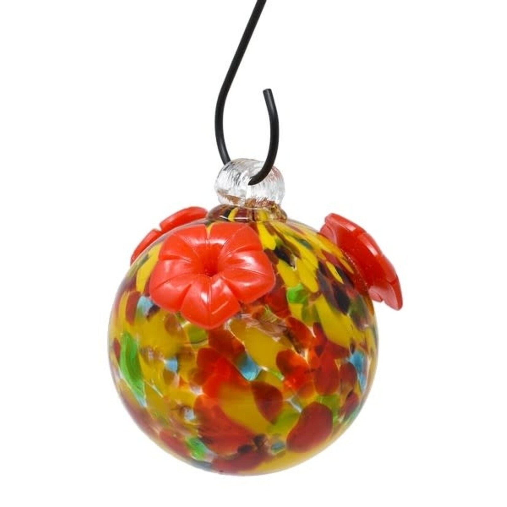 Glass Summer Hummingbird Feeder