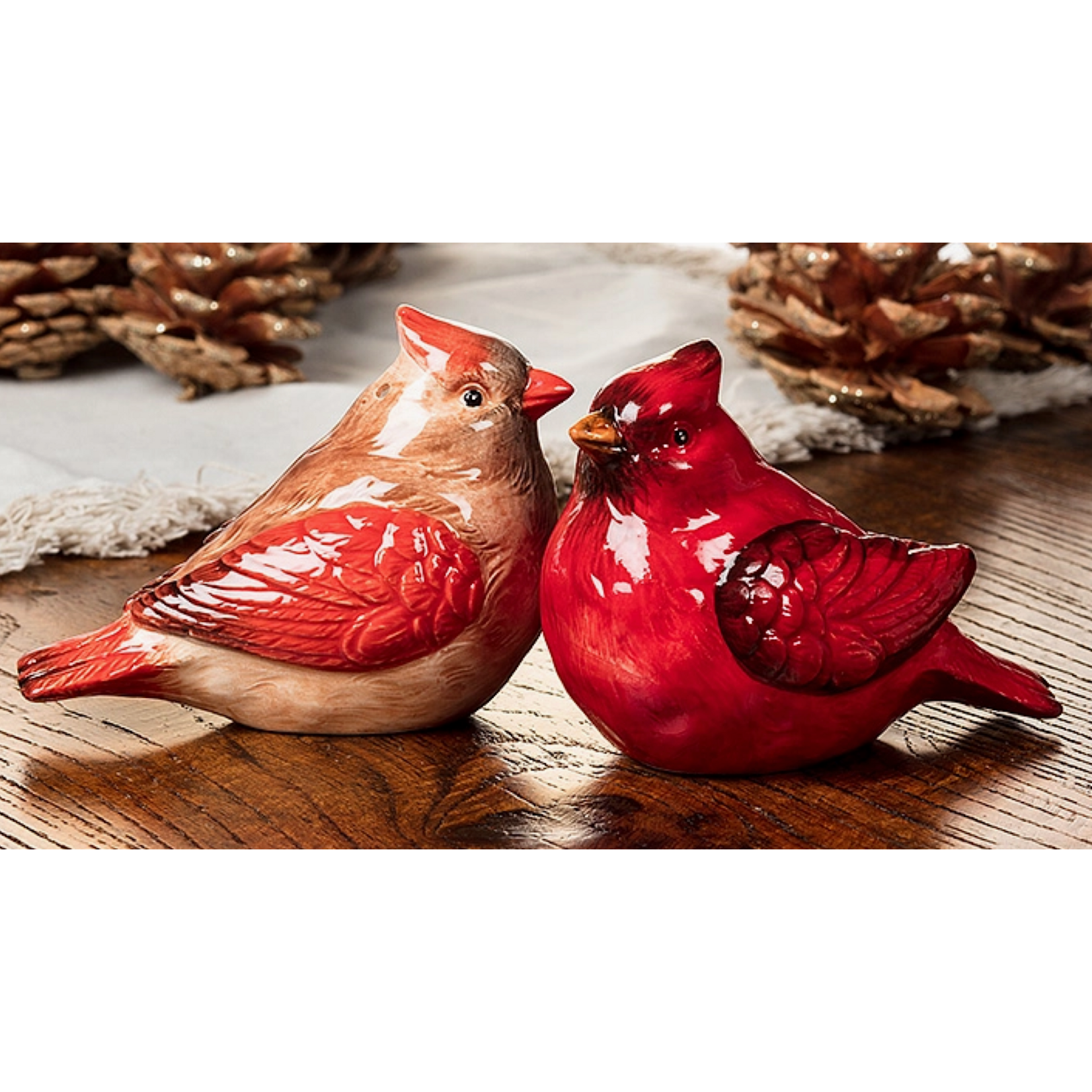 Abbott Cardinal Salt & Pepper Shakers
