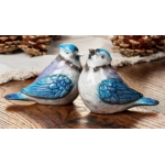Abbott Blue Jay Salt & Pepper Shakers