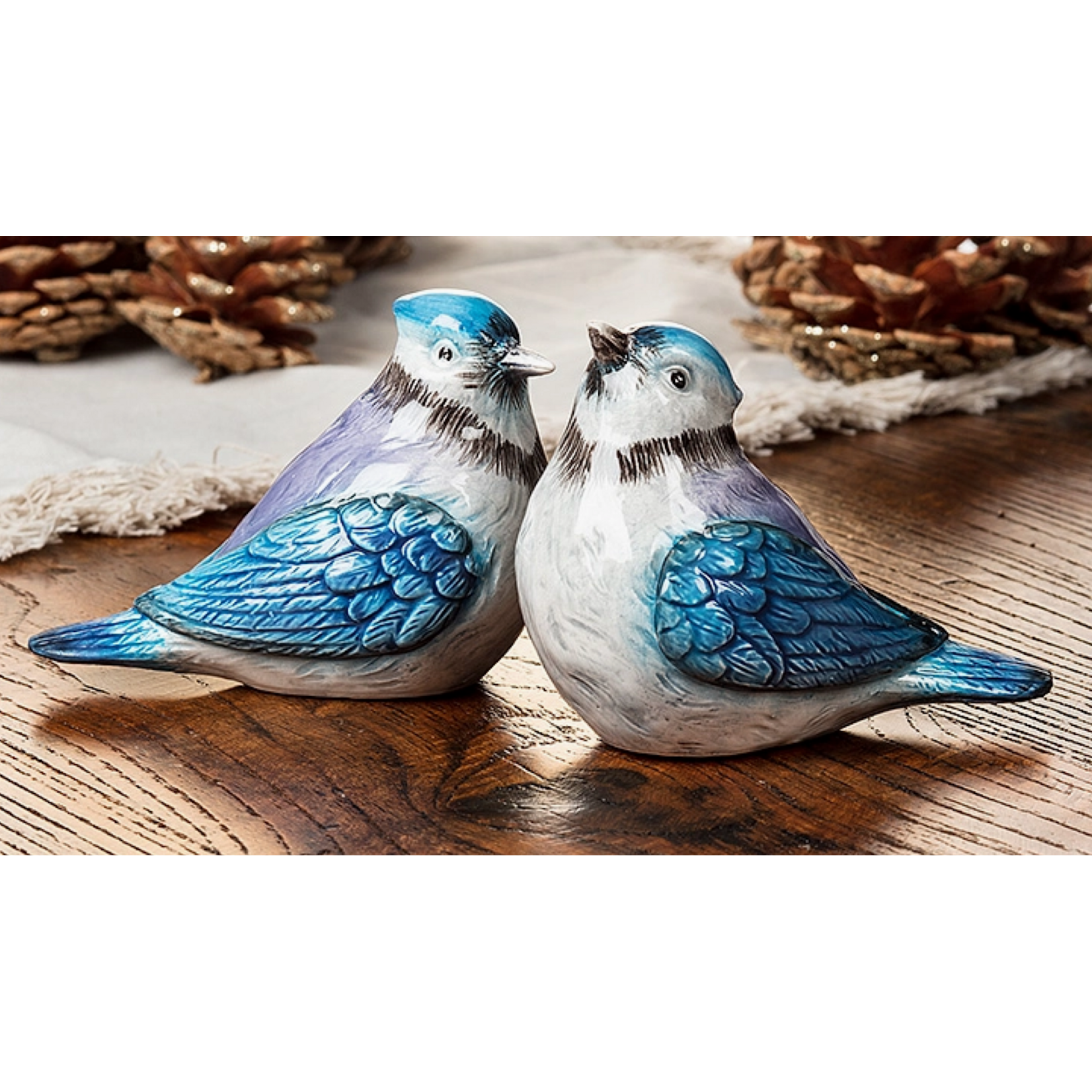Abbott Blue Jay Salt & Pepper Shakers