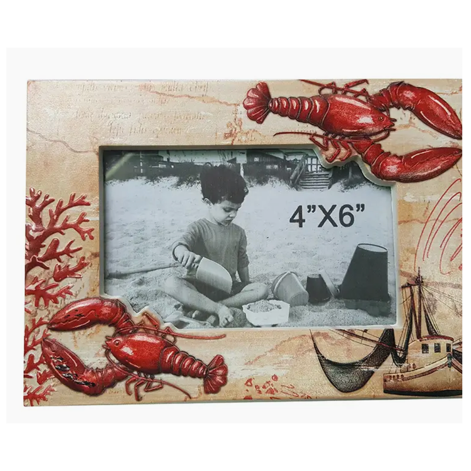 CB Home Lobster 4x6 Picture Frame
