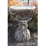 Massarelli Stone One Piece Old Sap Bird Bath