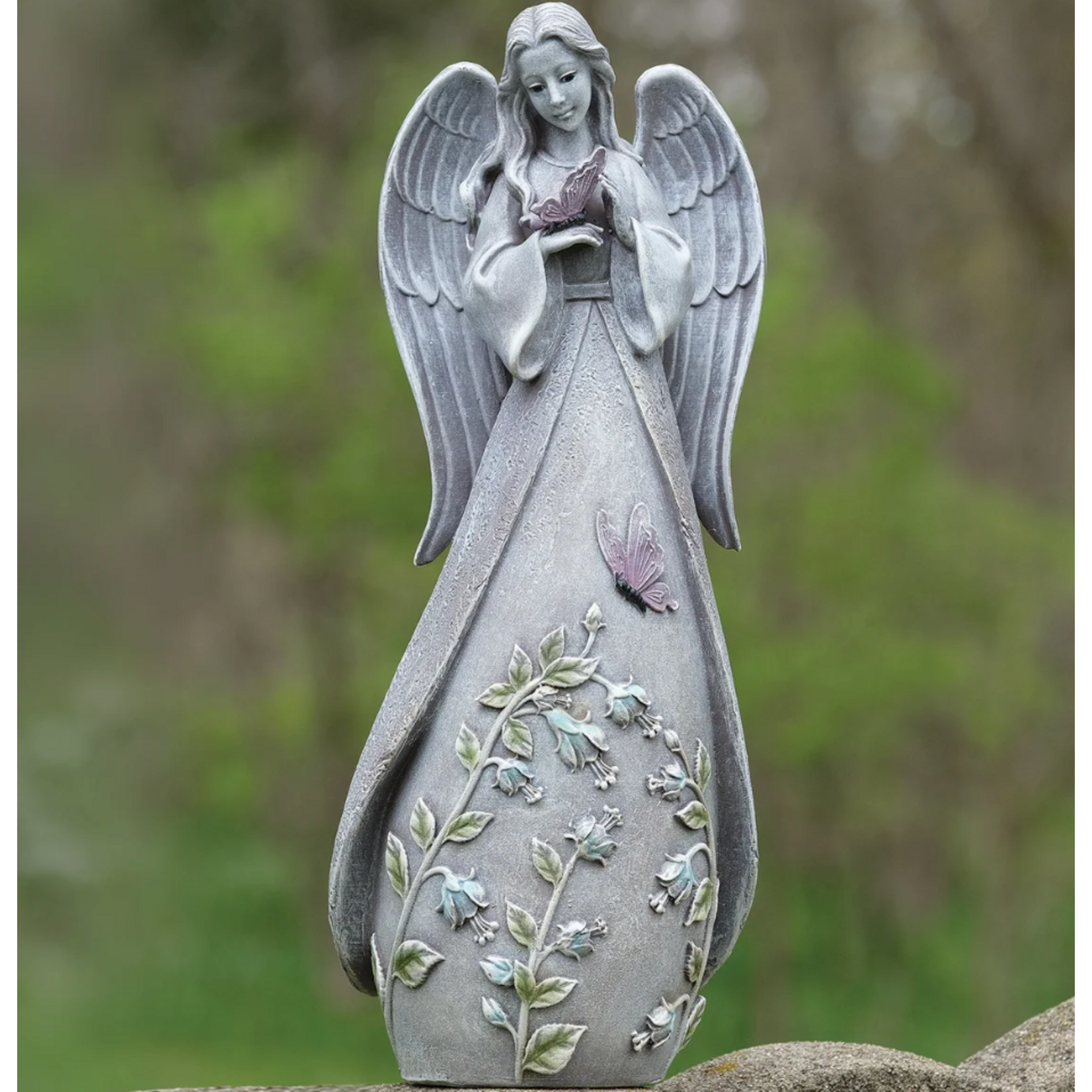 Butterfly Angel Garden Statue 15"H
