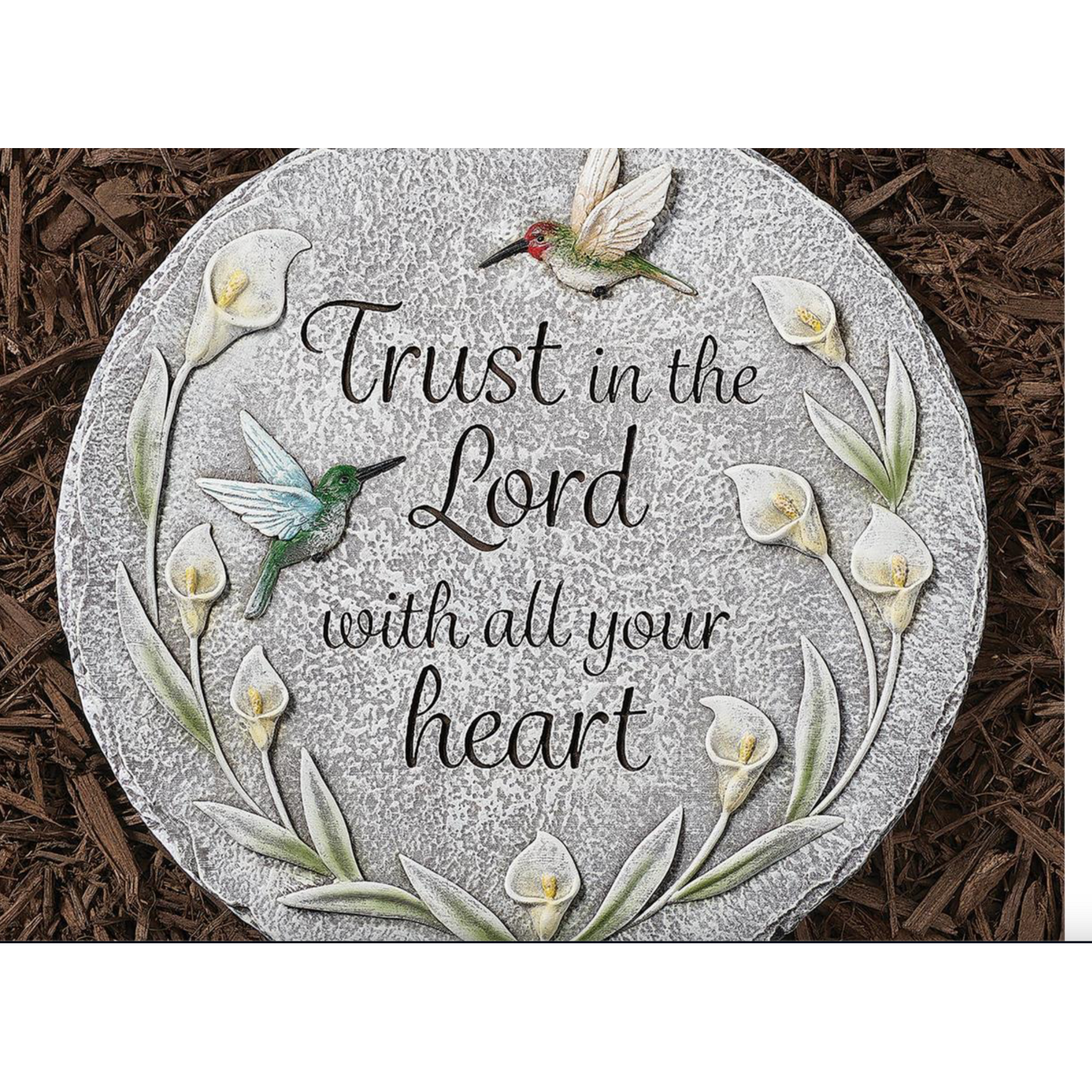 Hummingbird Garden Stone-10"