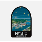 About Town Co Mystic CT Postcard-Featuring the Mystic River