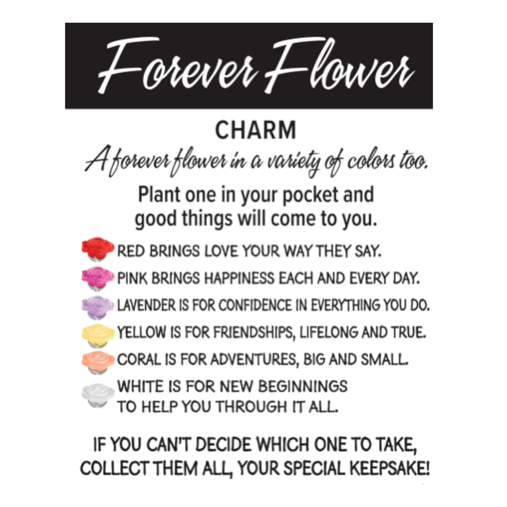 Ganz Forever Flower Charms