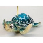 Sea Creations Turtle Blue Ornament