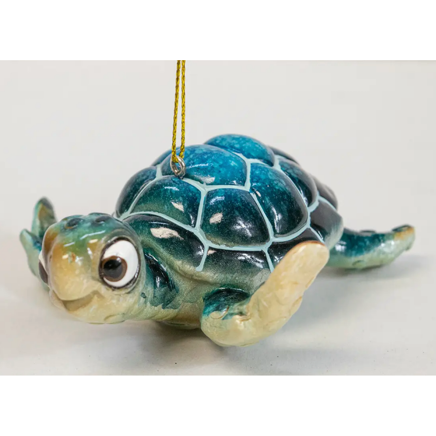 Sea Creations Turtle Blue Ornament