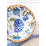 Hydrangea Small Wood Bowl