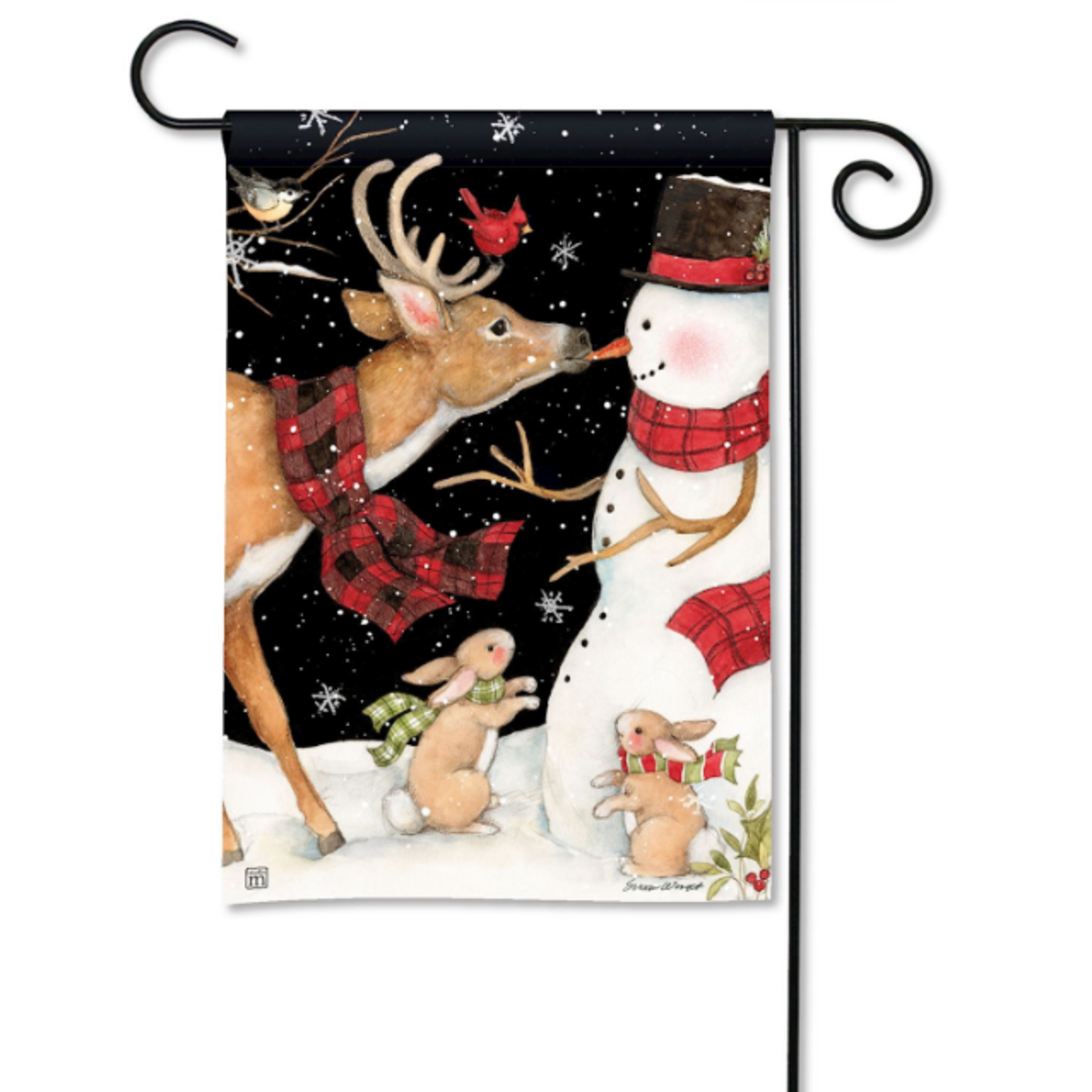 Demdaco Nose to Nose Garden Flag