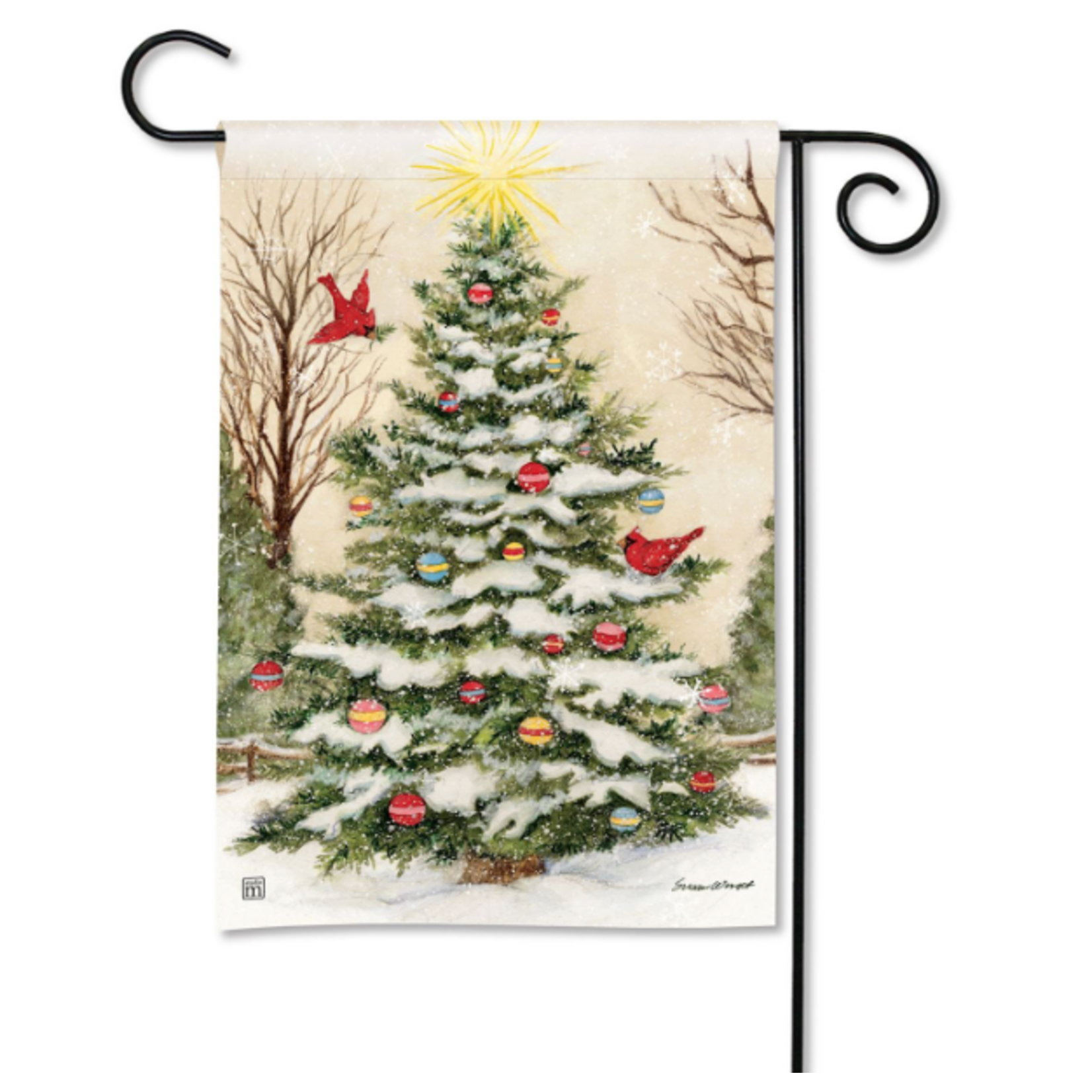 Demdaco Decorate The Tree Garden Flag