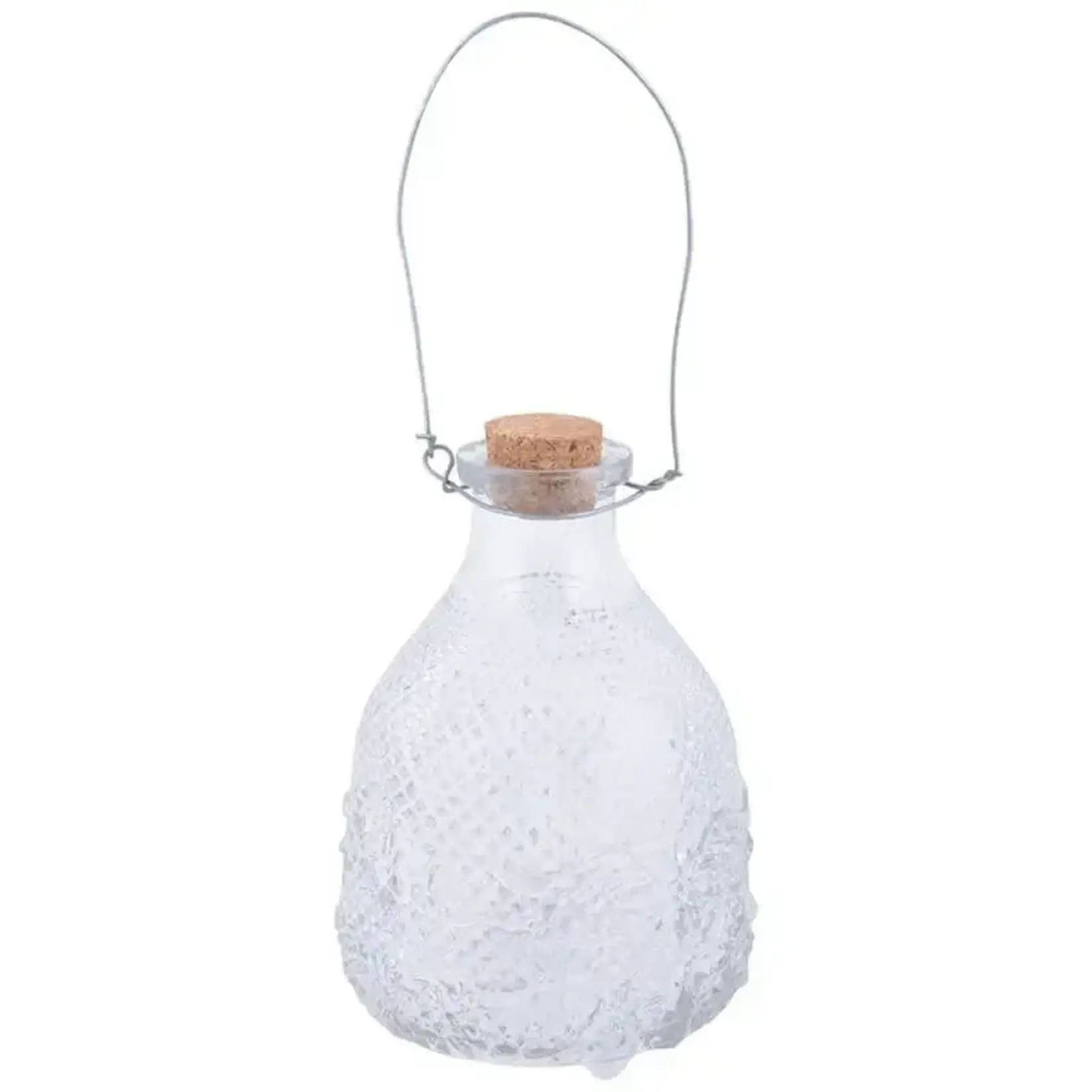 Glass Hobnail Wasp Trap - Clear
