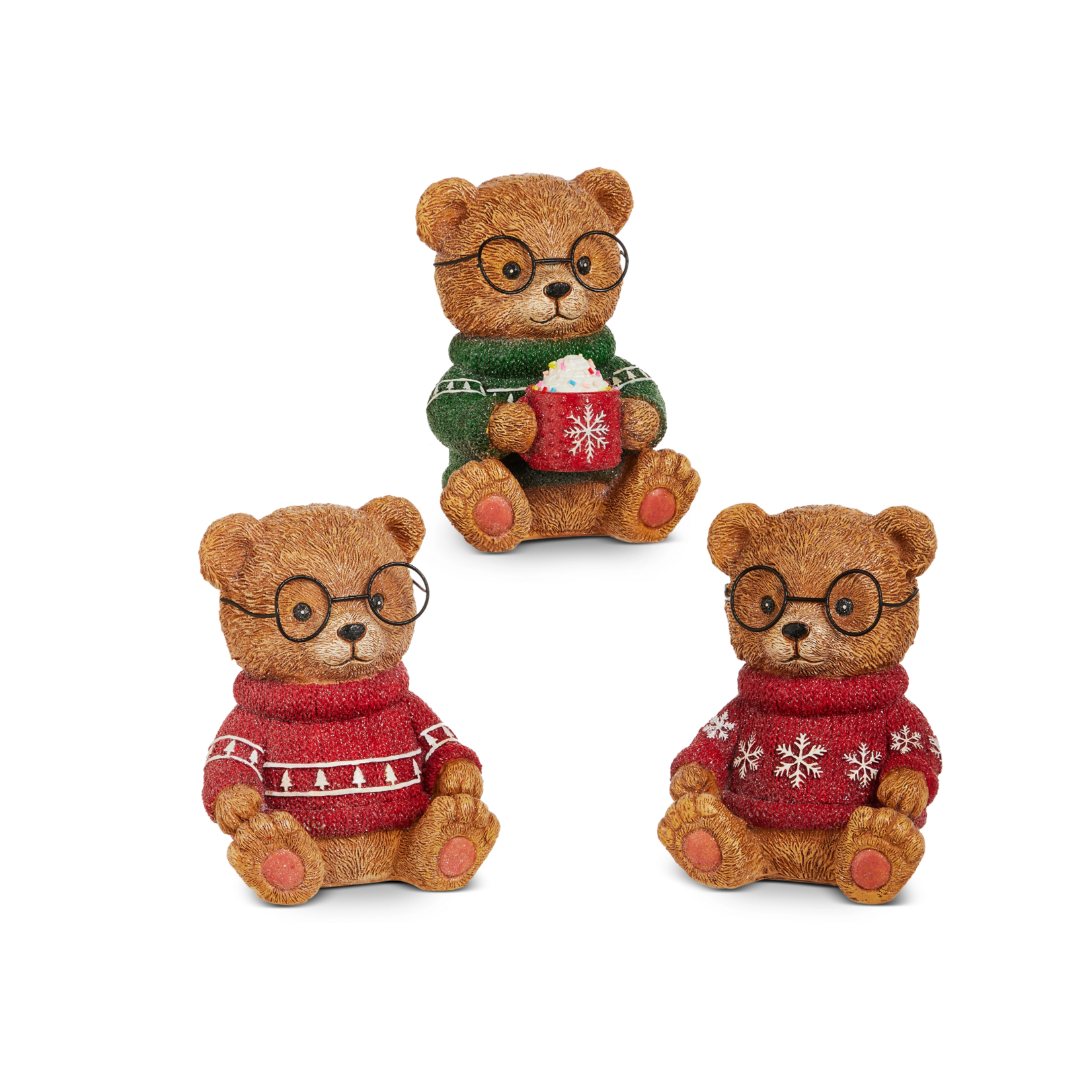 Raz Imports Beary Cozy Christmas Bear