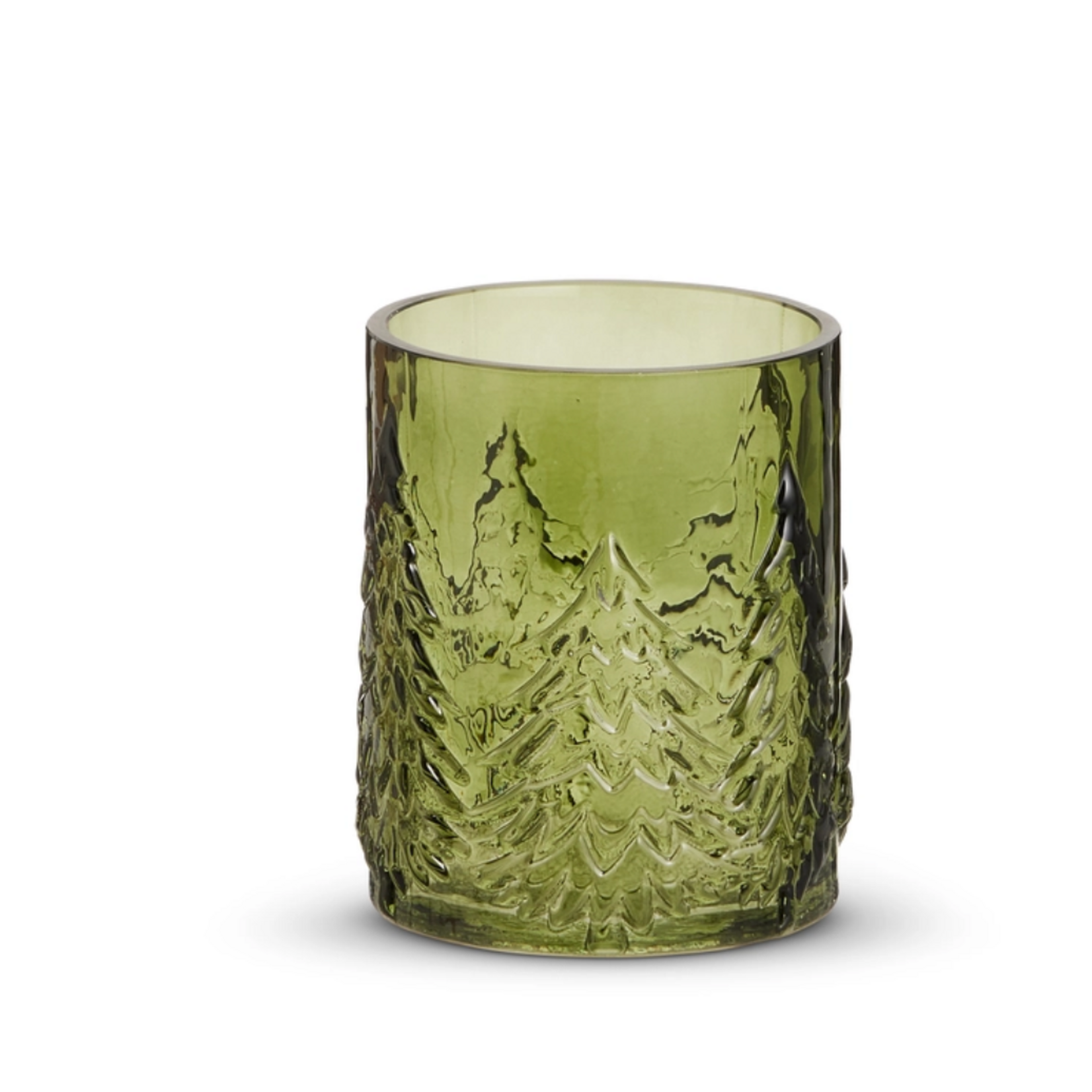 Raz Imports Green Tree Candle Holder