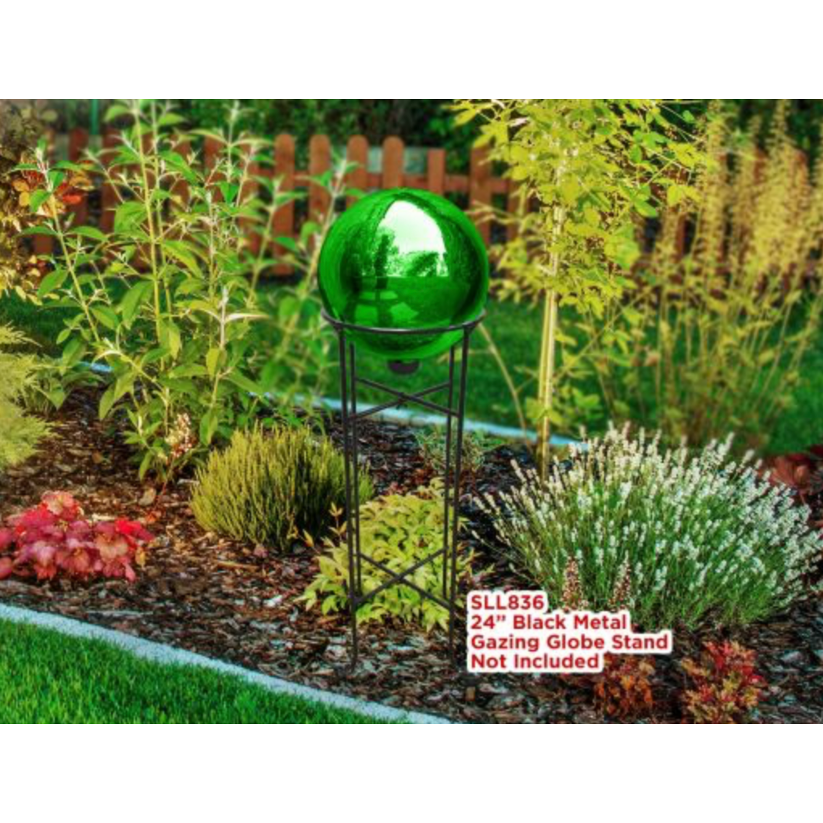 Alpine Glass Green Gazing Globe