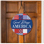 American Classic Stars & Stripes Wood Door Décor
