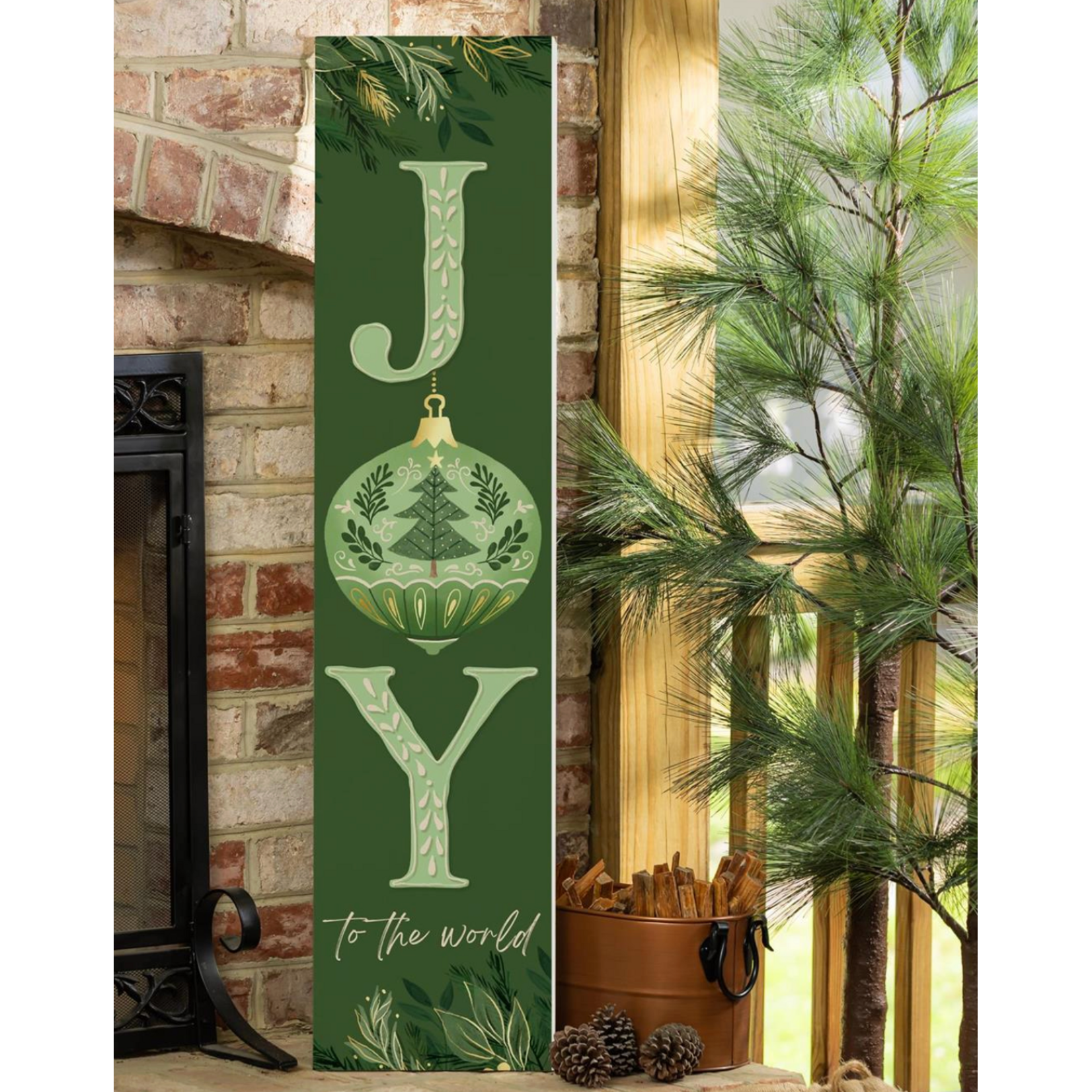 Joy Porch Leaner, "Joy To The World", 46"H