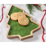 Heartfelt Cheer Serveware Wood Tree Shape