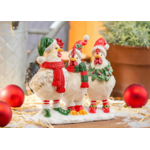 Holly Homestead Christmas Farm Resin Statuary