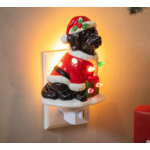 Heartfelt Cheer Nightlight Ceramic Dog Black Labrador