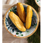 Festive Fall Wooden Bowl - Medium