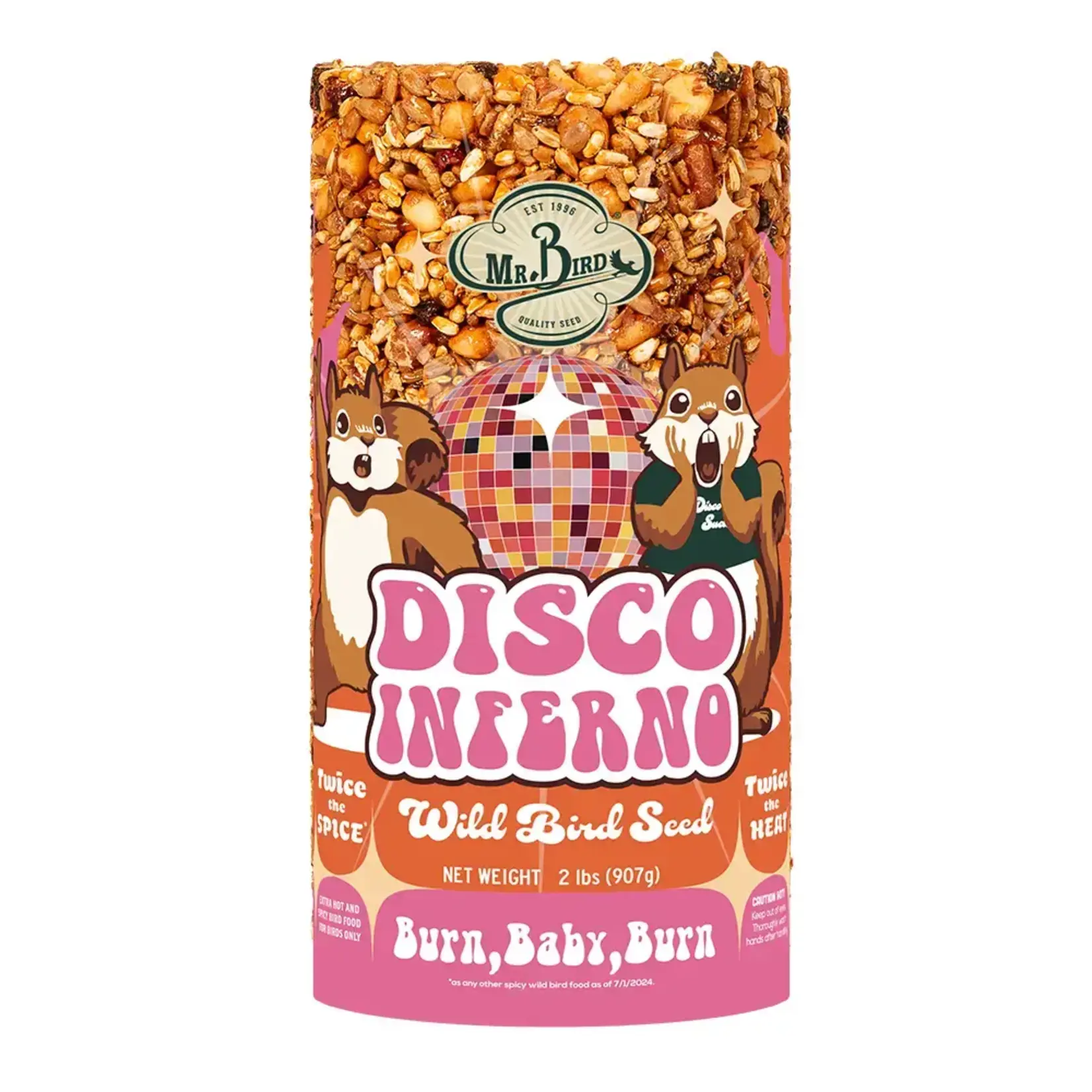 Disco Inferno Small Cylinder Bird Feed