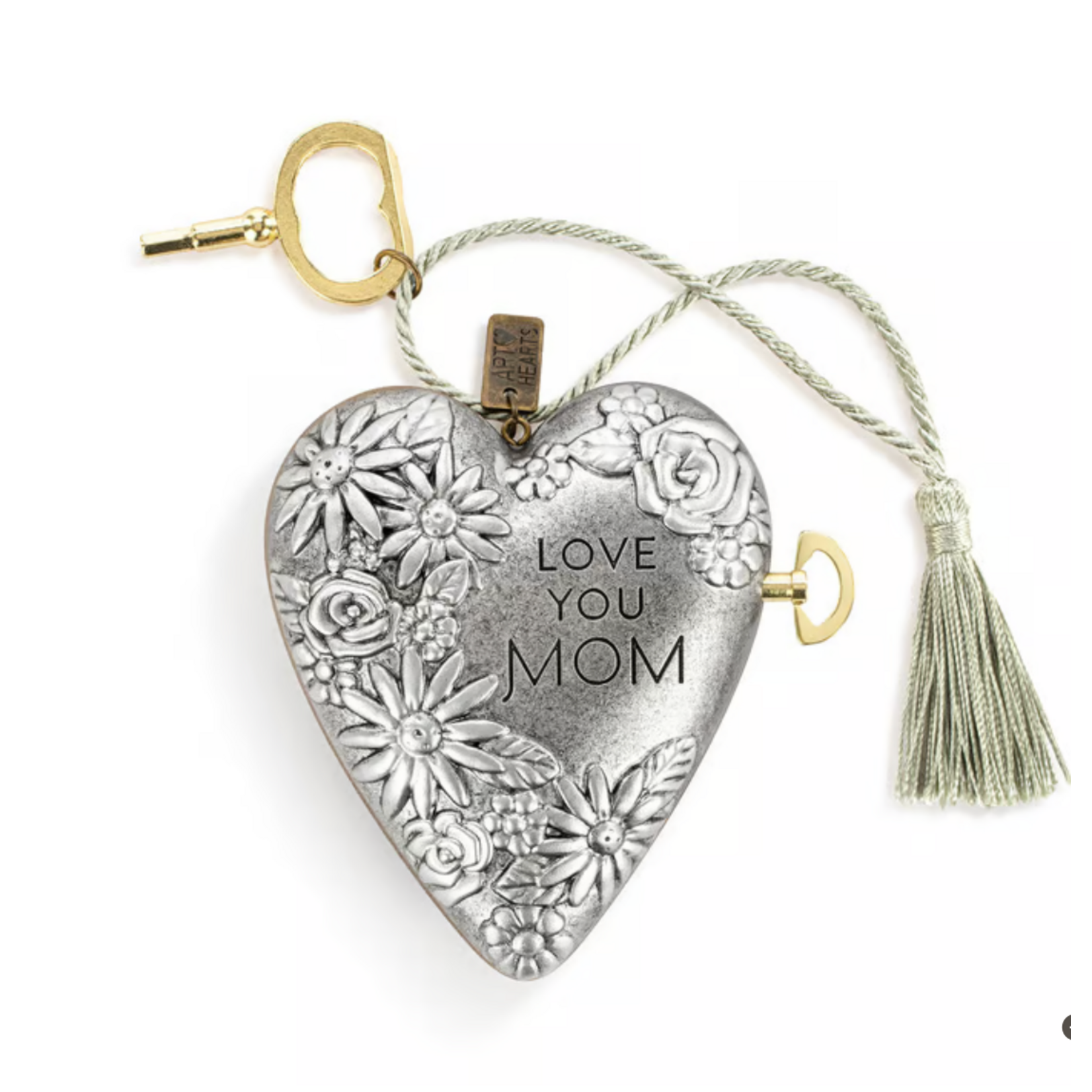 Demdaco Love You Mom Musical Sculpted Art Heart