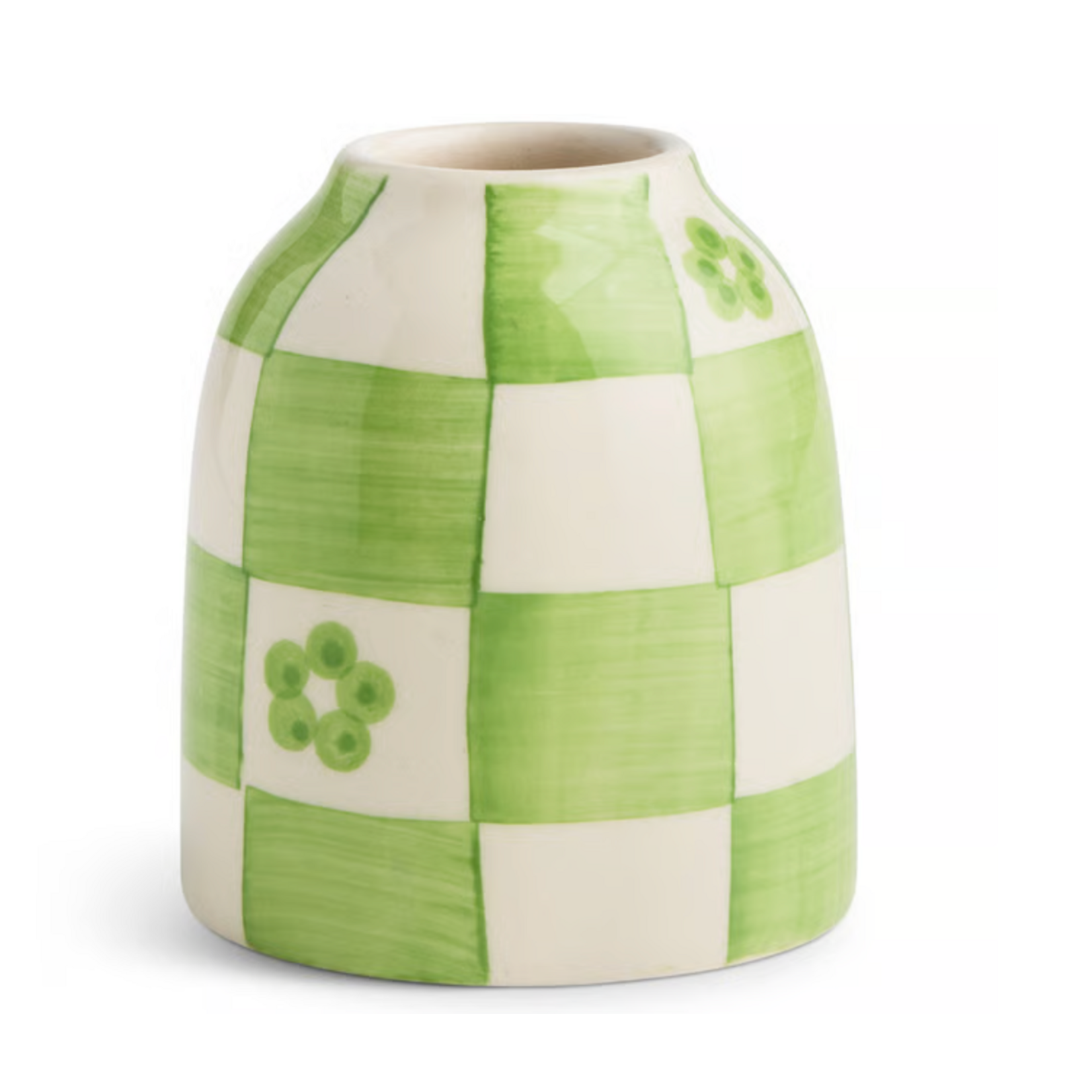 Demdaco Gratitude White Ceramic Mini Vase