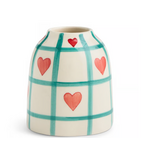 Demdaco Hope Cream Ceramic Mini Vase