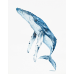 Melissa Hyatt "Humpback Whale" Coastal Giclee Fine Art Print