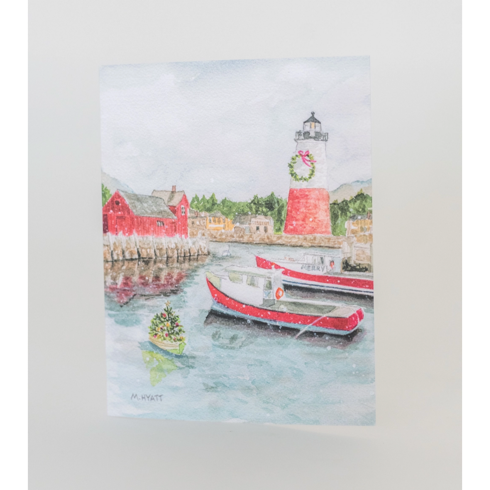 Melissa Hyatt Christmas Harbor — Boxed Note Card Set of 6 Holiday