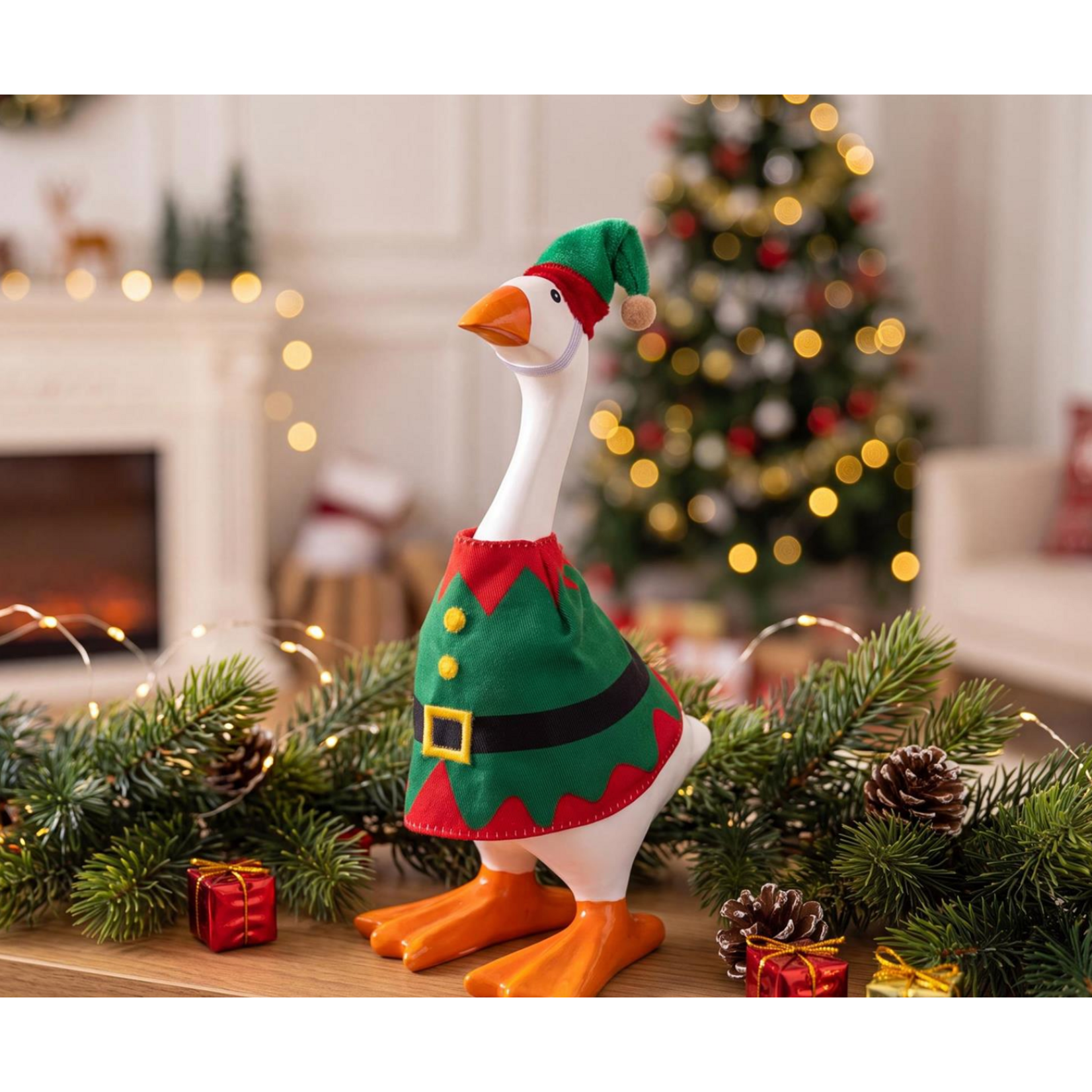 Gordy the Goose Statue-outfits sold separately