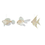Creative Co-op Fish Ornament with Glitter, Sequins & Beads-Choose from 3 styles-sold separately