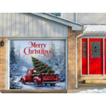 Christmas Delivery Single Garage Door Cover