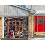 Winter View Single Garage Door Cover
