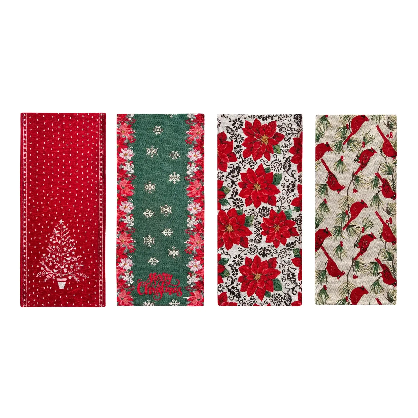 Christmas Chenille Table Runner - 54"