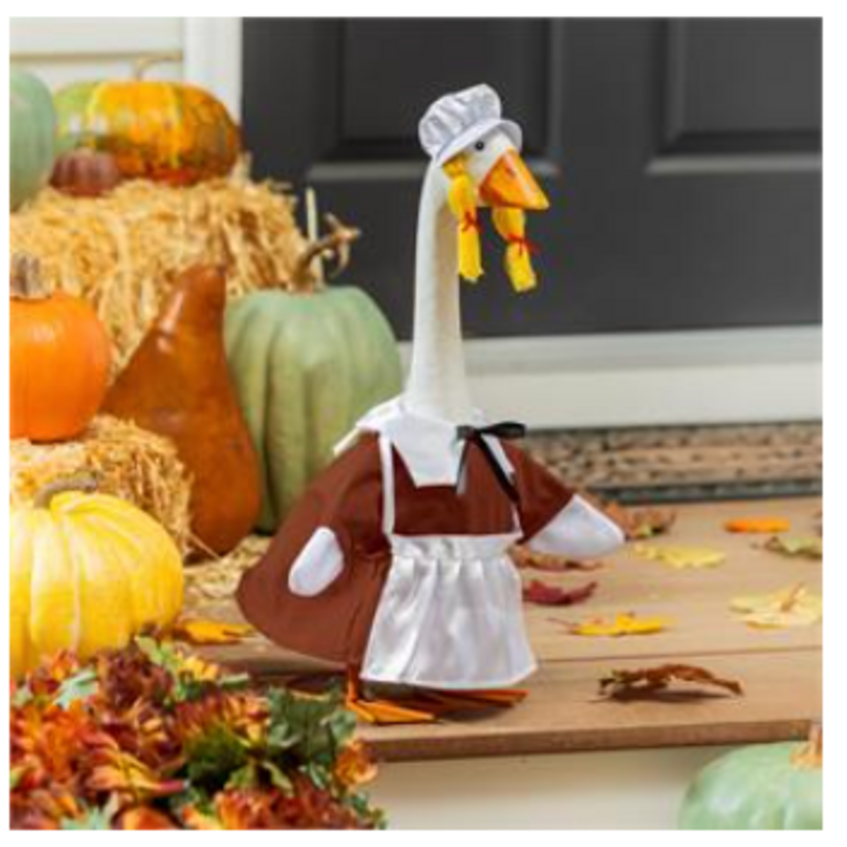 Giddy the Goose Outfit, Harvest Pilgrim w/ Braids and Apron