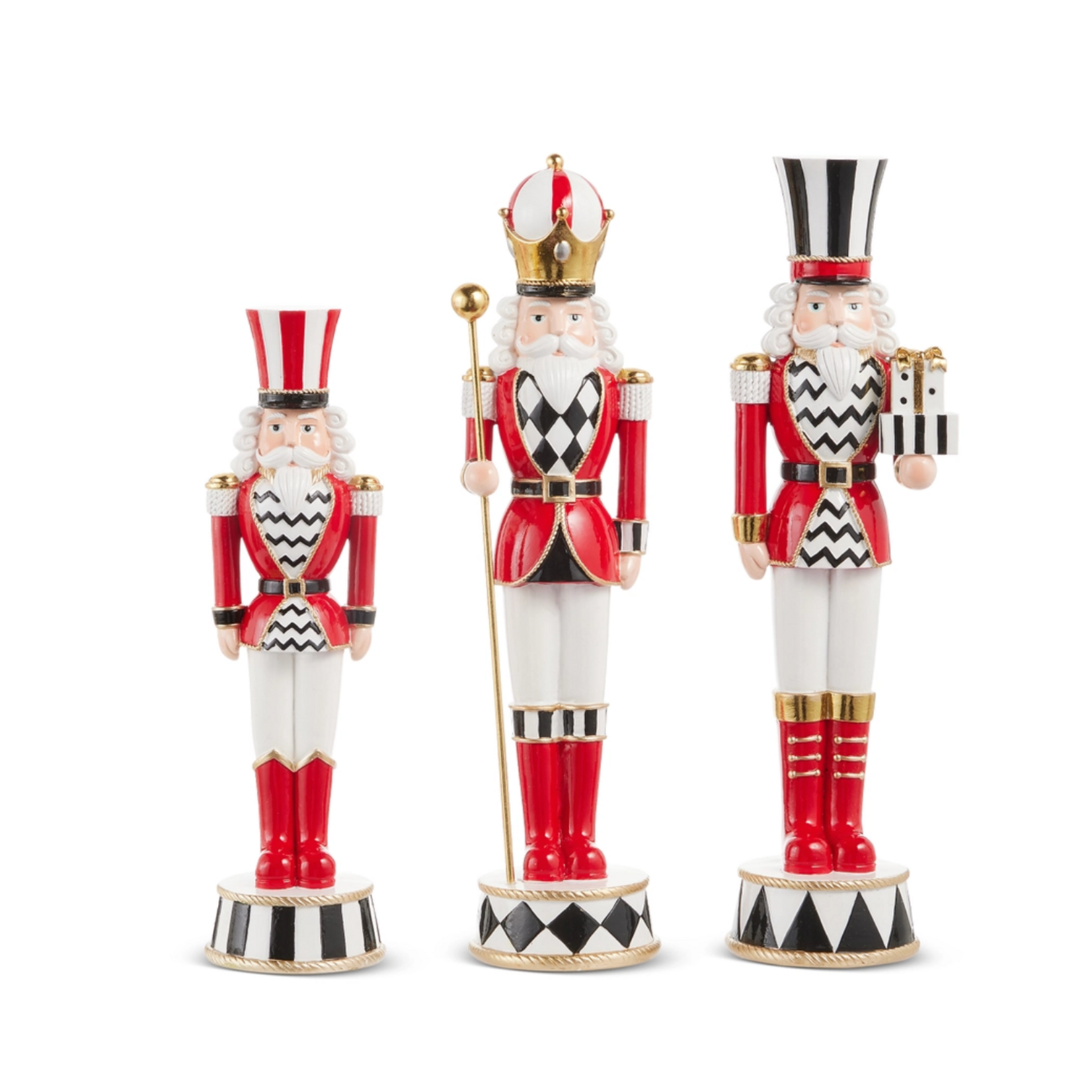 Raz Imports Top Hat Nutcracker  14.5" Choice of 3 styles-sold separately