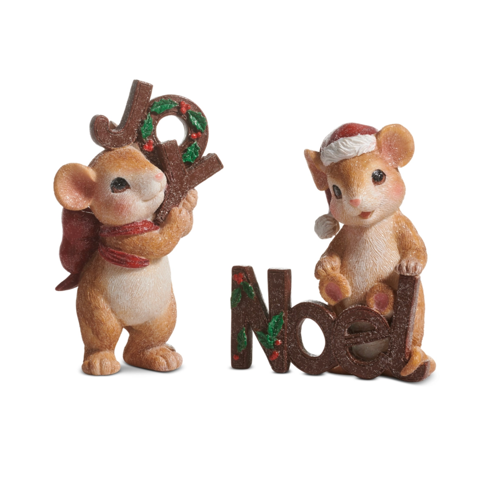 Raz Imports Chocolate Cheer Mouse 4.5"-2 styles-Sold separately