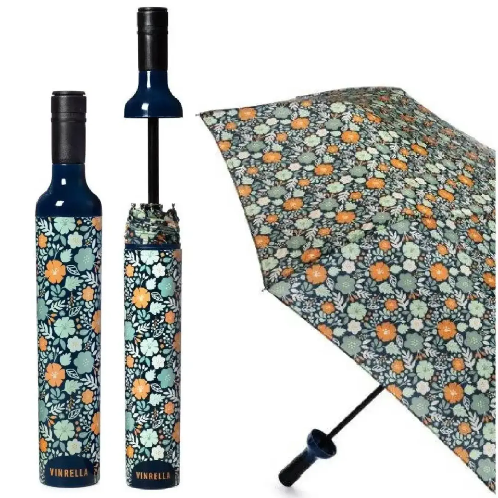 Wine Bottle Umbrella - In Bloom